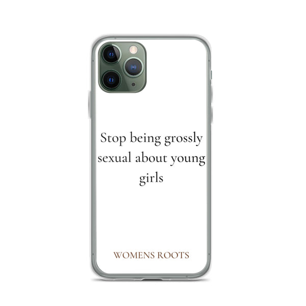 Stop being grossly sexual about young girls