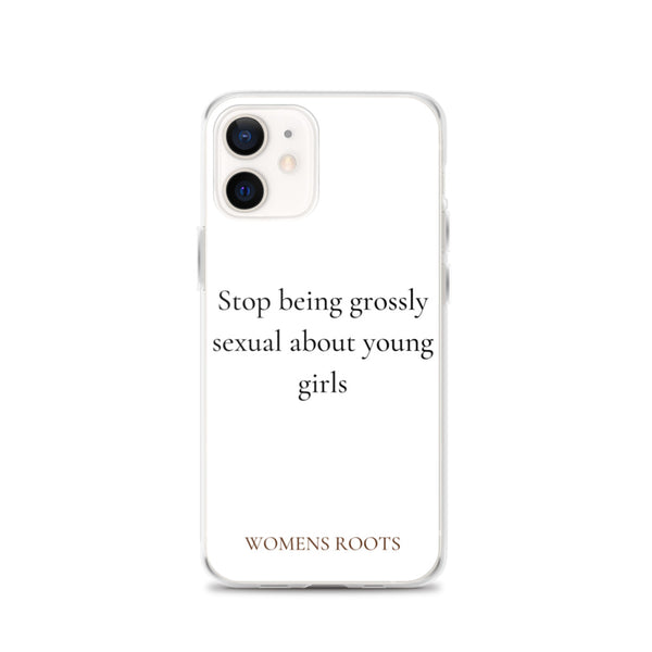 Stop being grossly sexual about young girls