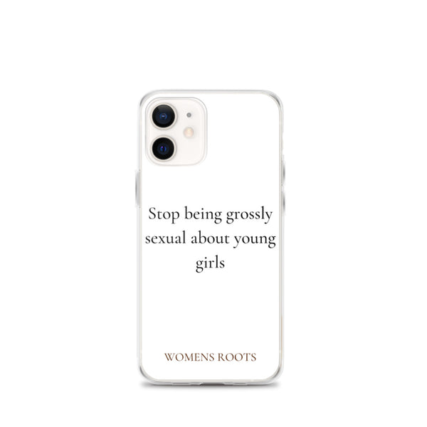 Stop being grossly sexual about young girls