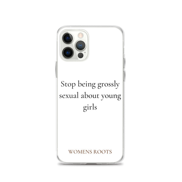 Stop being grossly sexual about young girls