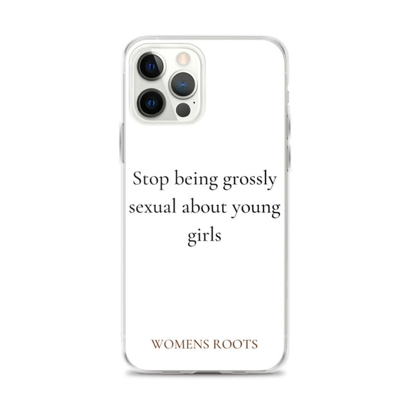 Stop being grossly sexual about young girls