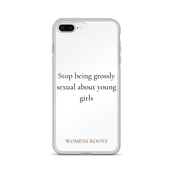 Stop being grossly sexual about young girls