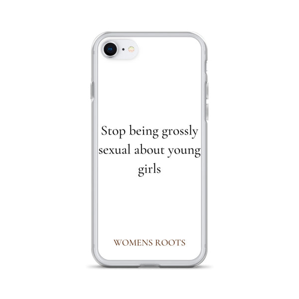 Stop being grossly sexual about young girls