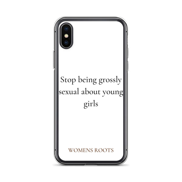 Stop being grossly sexual about young girls