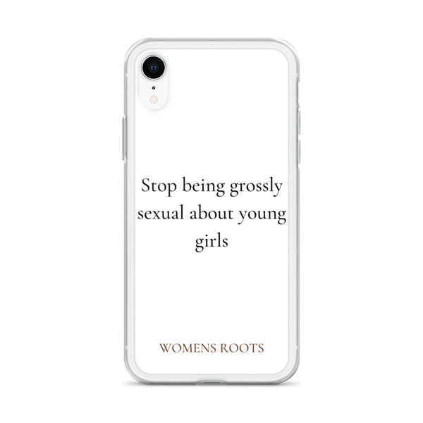 Stop being grossly sexual about young girls