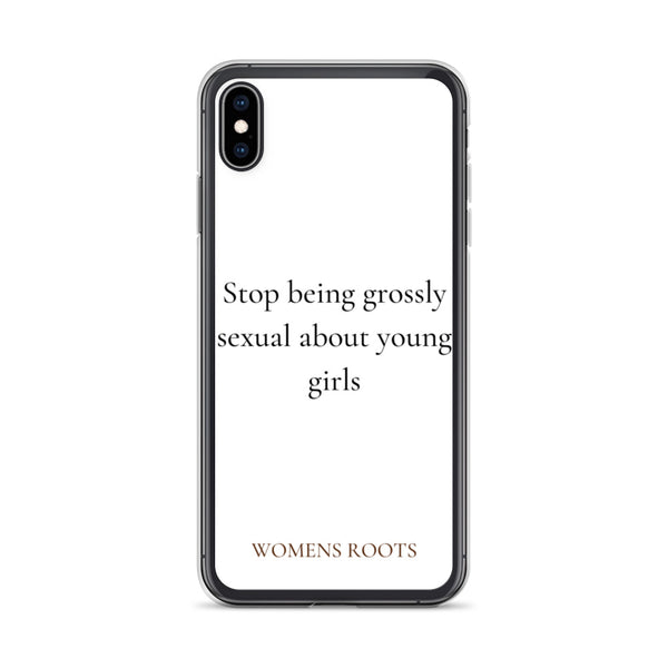 Stop being grossly sexual about young girls